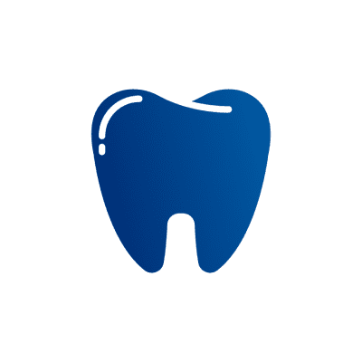 Blue tooth icon on white background.