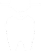 Dental icon with tooth and tool.