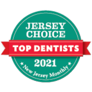 Jersey Choice Top Dentists 2021 badge