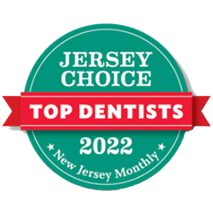 Jersey Choice Top Dentists 2022 award badge