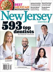 New Jersey Monthly cover featuring top dentists.