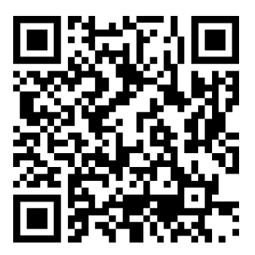 QR code with black and white pattern.